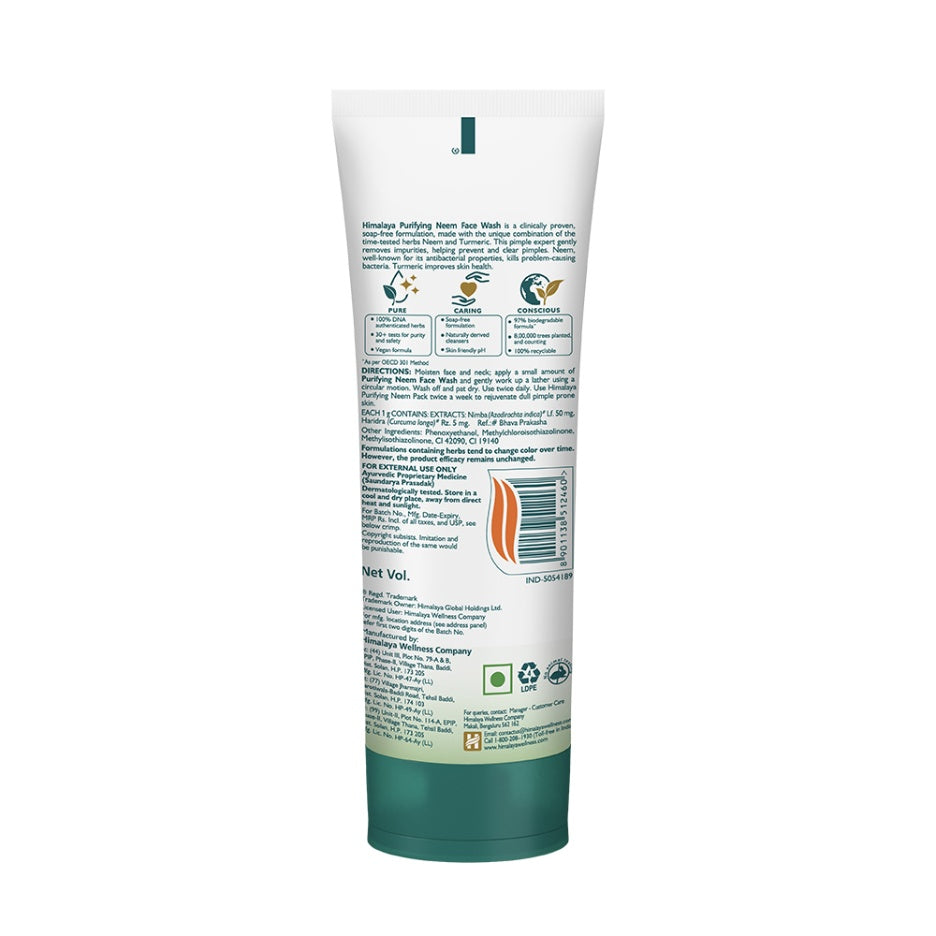 Himalaya Purifying Neem Face Wash 100 ml