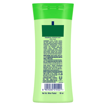 Vaseline Intensive Care Aloe Fresh Body Lotion 100 ml