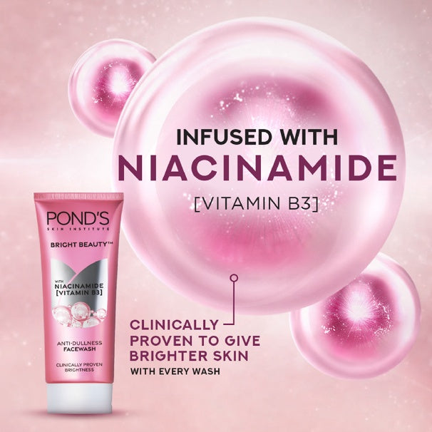 Ponds Bright Beauty Spot-Less Fairness & Germ Removal Facewash 100 g