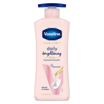 Vaseline Healthy Bright Daily Brightening Body Lotion, For Healthy & Glowing Skin 400 ml