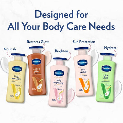Vaseline Healthy Bright Daily Brightening Body Lotion, For Healthy & Glowing Skin 400 ml