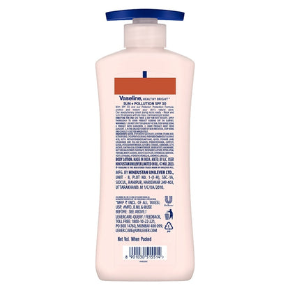 Vaseline Healthy Bright Daily Brightening Body Lotion, For Healthy & Glowing Skin 400 ml