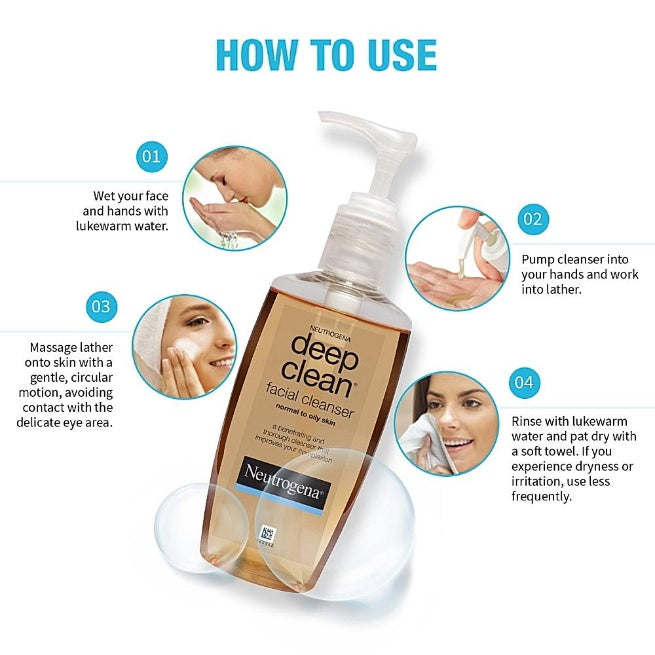 Neutrogena Deep Cln Facial Cleanser 200 ml