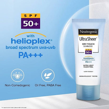 Neutrogena Ultrasheer Sunscreen Spf 50 88 ml