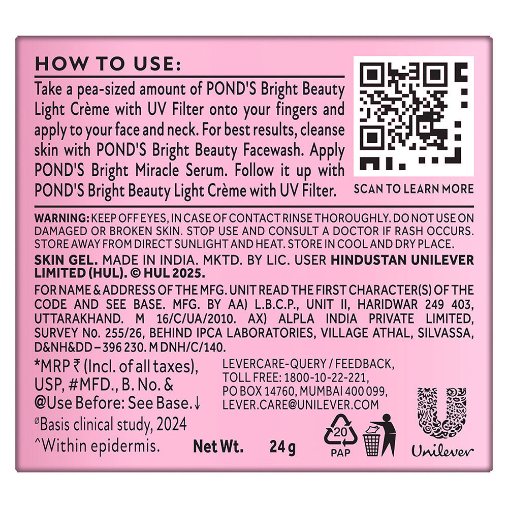 Ponds Bright Beauty Spot-Less Fairness Day Cream 23 g
