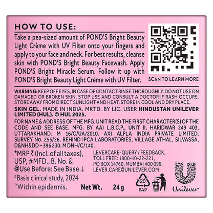 Ponds Bright Beauty Spot-Less Fairness Day Cream 23 g