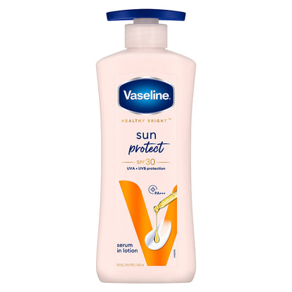 Vaseline Sun + Pollution Protection Spf 30 Body Lotion, Upto 30X Sun Protection 400 ml