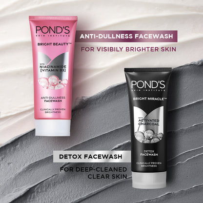 Ponds Pure Detox Anti-Pollution Purity Face Wash With Activated Charcoal 100 g