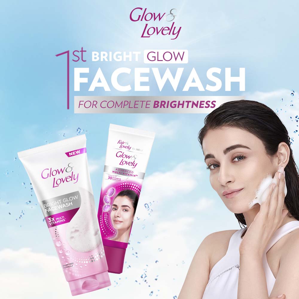Glow & Lovely Insta Glow Multivitamins Face Wash For Bright Skin 100 g