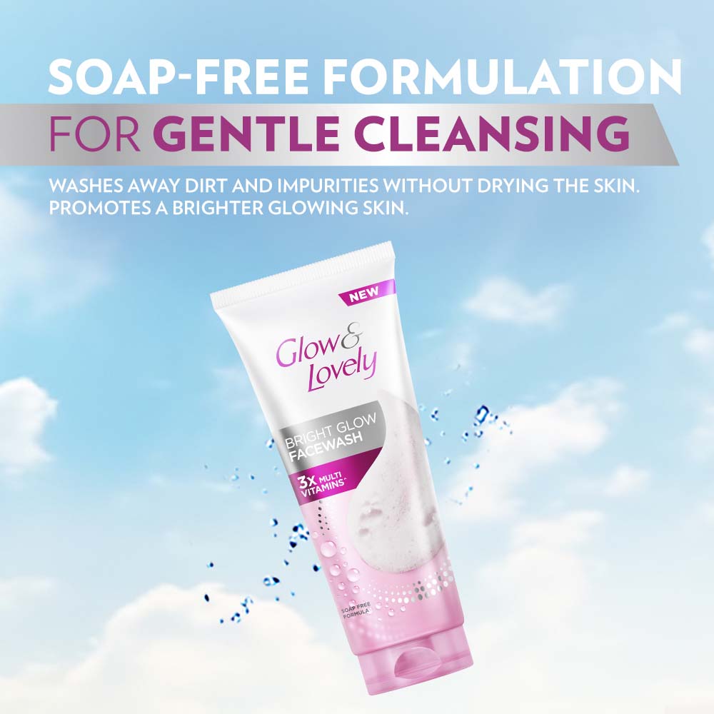 Glow & Lovely Insta Glow Multivitamins Face Wash For Bright Skin 100 g