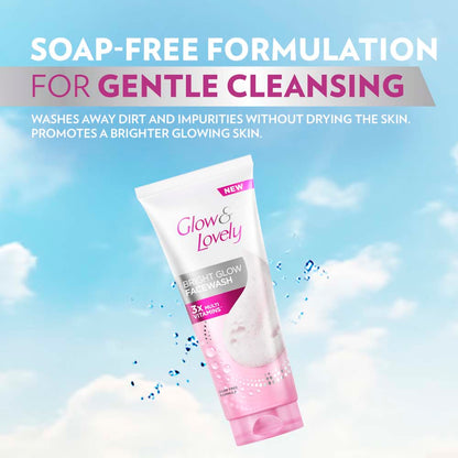 Glow & Lovely Insta Glow Multivitamins Face Wash For Bright Skin 100 g