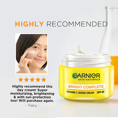 Garnier White Complete Spf 17 Face Cream 40 g