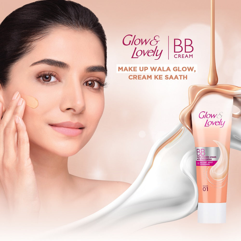 Glow & Lovely Bb Cream Make Up + Multivitamin Cream Shade 01 18  gm