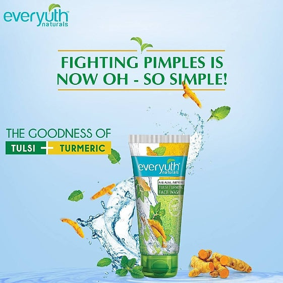 Everyuth Tulsi Turmeric Face Wash 150 g