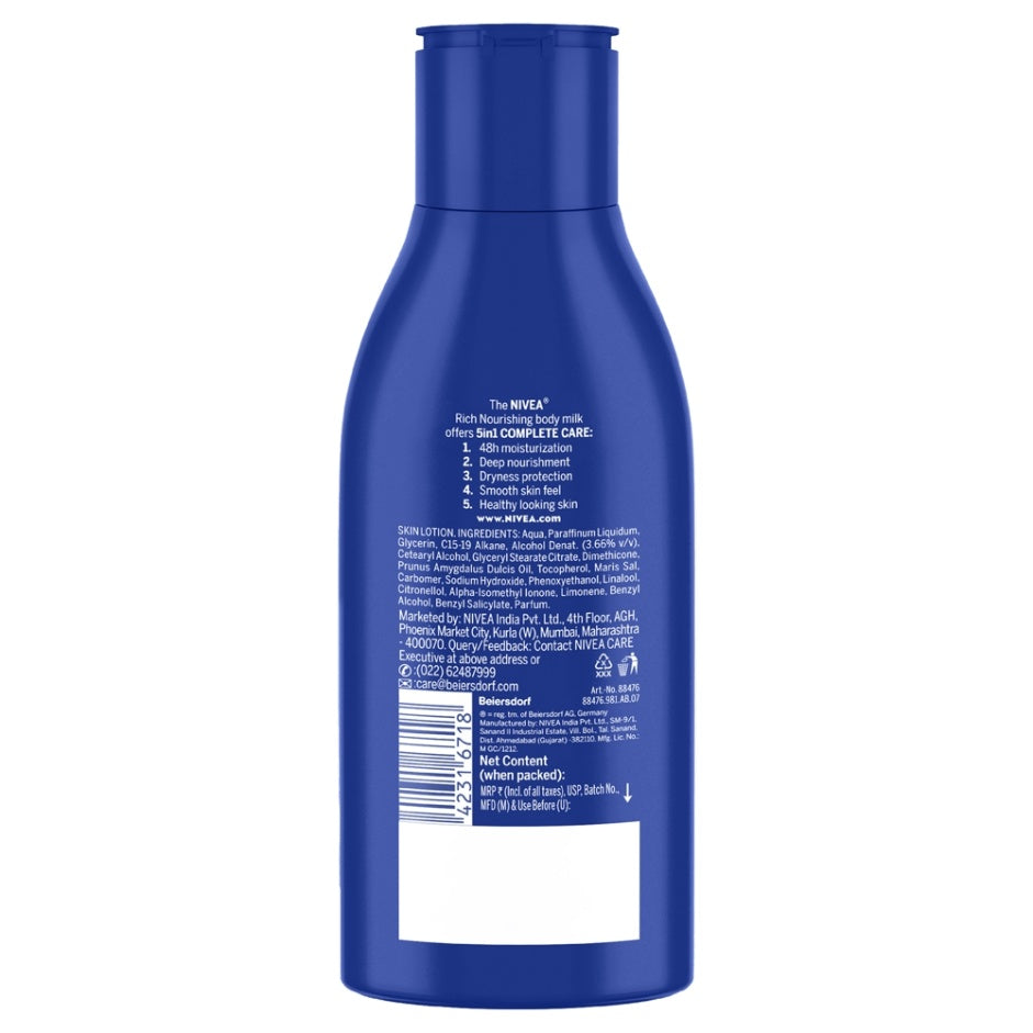 Nivea Nourishing Lotion Body Milk 120 ml
