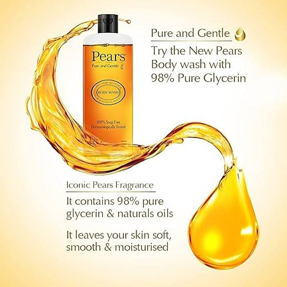 Pears Pure & Gentle Shower Gel (Free Loofah) 250 ml
