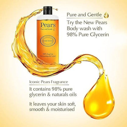Pears Pure & Gentle Shower Gel (Free Loofah) 250 ml