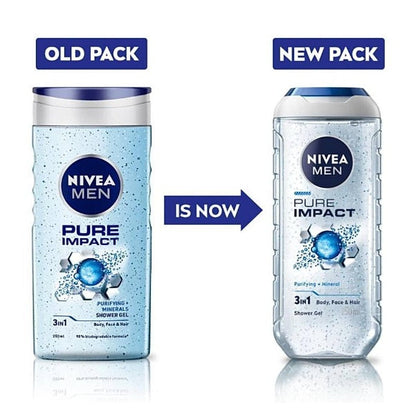 Nivea Men Pure Impact Shower Gel 250 ml