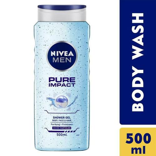 Nivea Men Pure Impact Shower Gel 500 ml