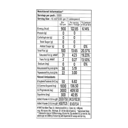 Fortune Rice Bran Oil Jar 15 ltr