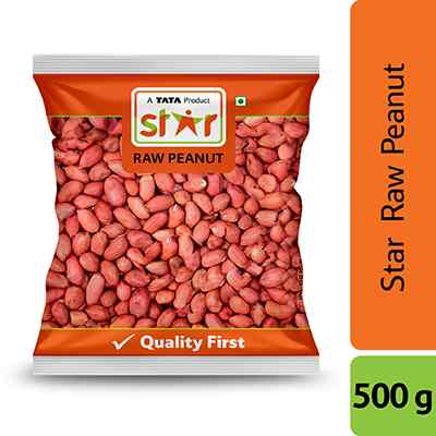 Star Raw Peanut Whole 500 Gm