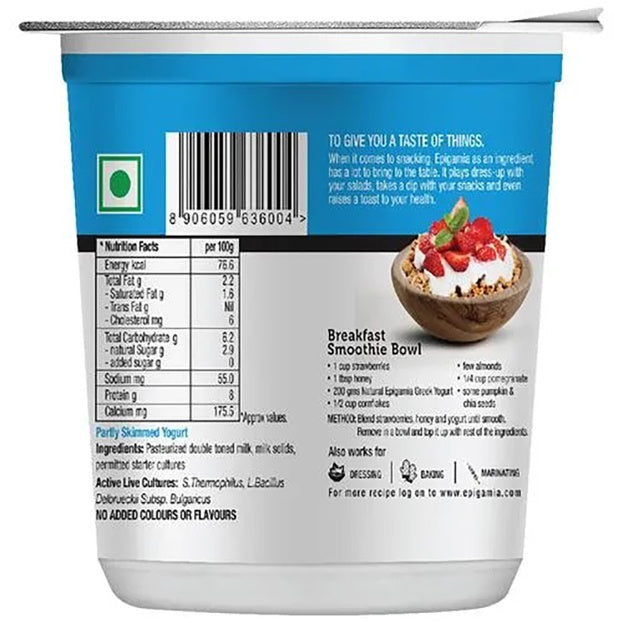Epigamia Greek Natural Yogurt 400 g