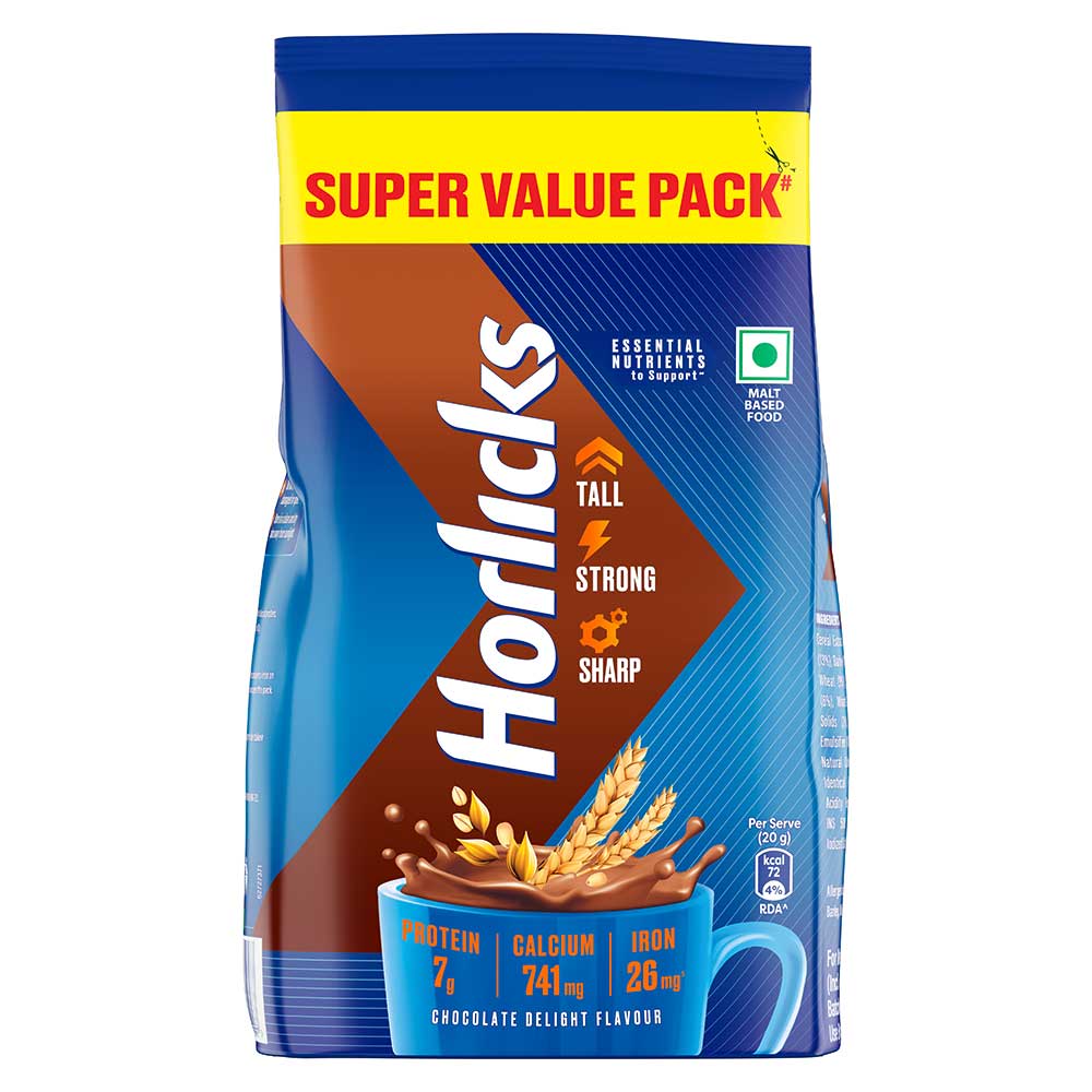 Horlicks Chocolate Delight Drinks Pouch 750 gm