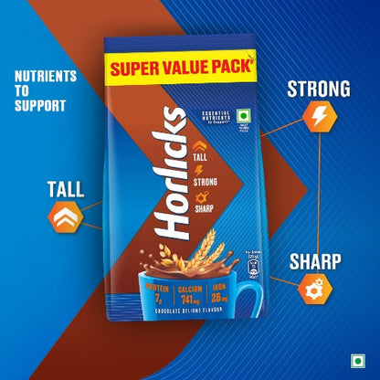 Horlicks Chocolate Delight Drinks Pouch 750 g