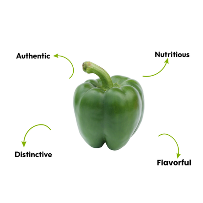 Capsicum Green, Prepack 4 Pcs, 450 g