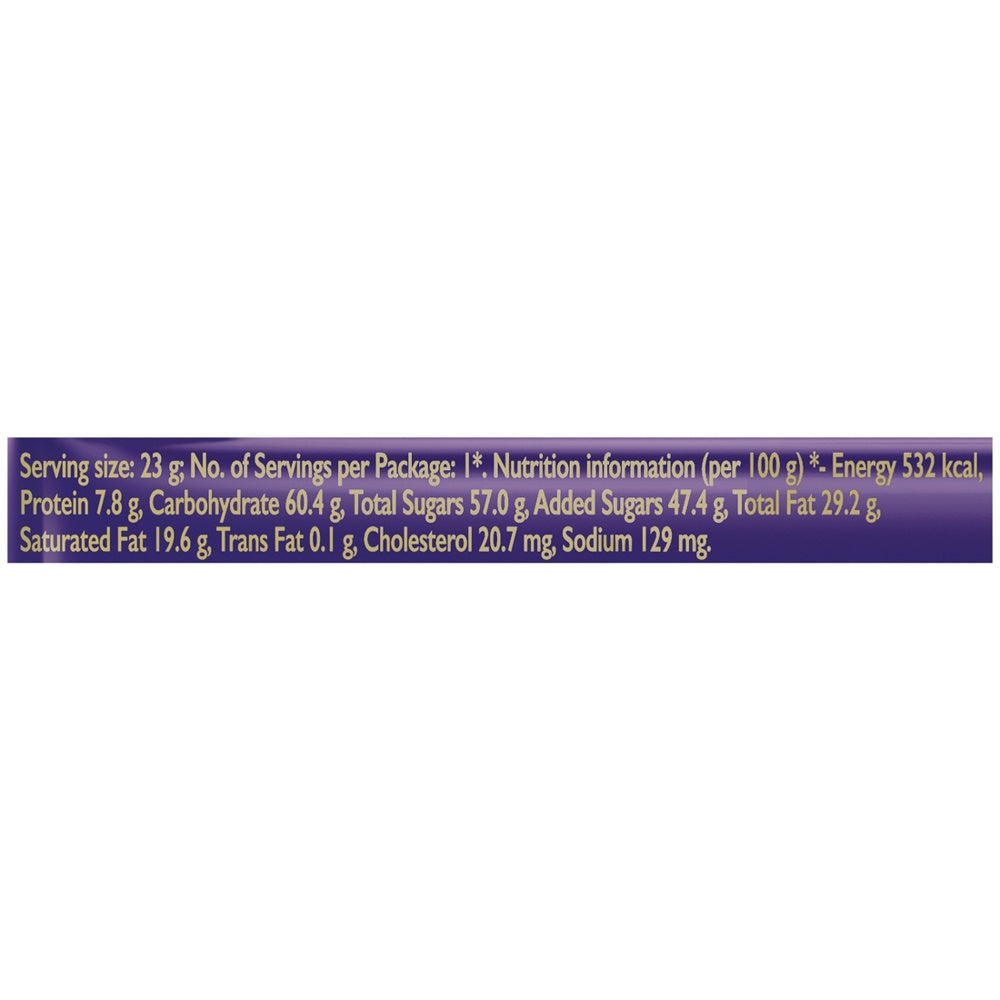 Cadbury Dairy Milk Chocolate Bar 21 g