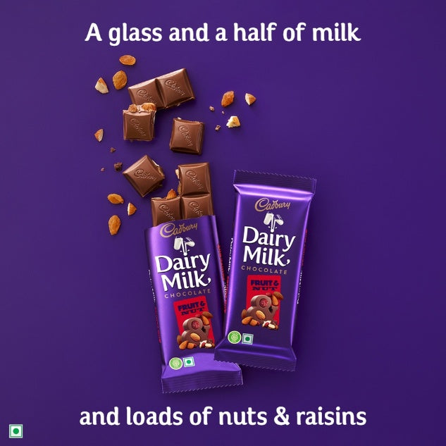 Cadbury Fruit And Nut Chocolate Bar 80 g
