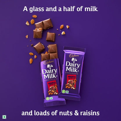 Cadbury Fruit And Nut Chocolate Bar 80 g