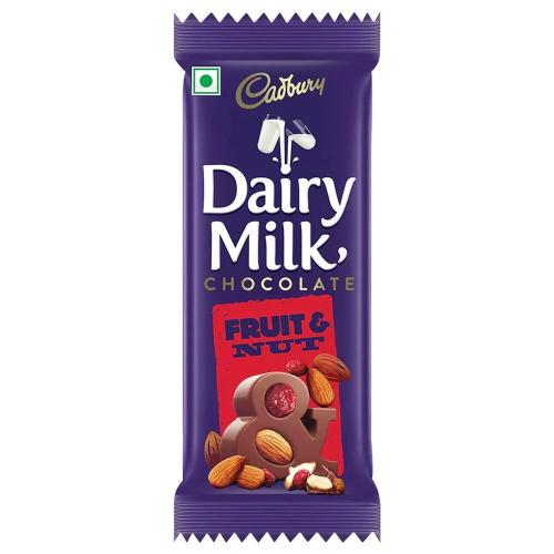Cadbury Fruit And Nut Chocolate Bar 80 gm
