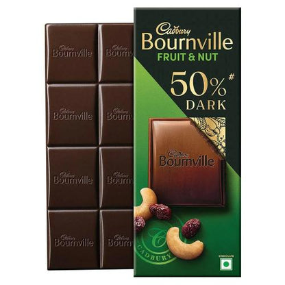 Cadbury Bournville Risin And Nut 80 gm