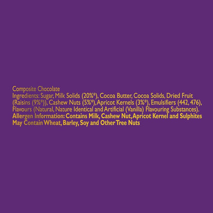 Cadbury Fruit And Nut Chocolate Bar 55 g