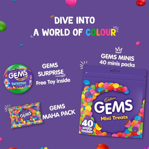 Cadbury Gems Chocolate 17.4 g