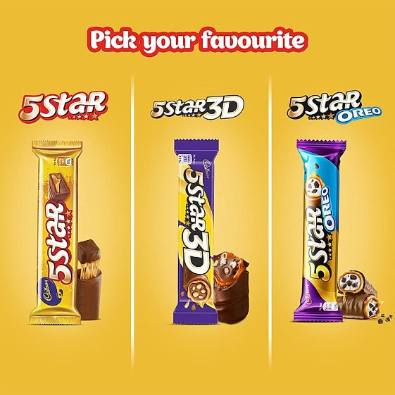 Cadbury 5 Star Chocolate Bar 40 g
