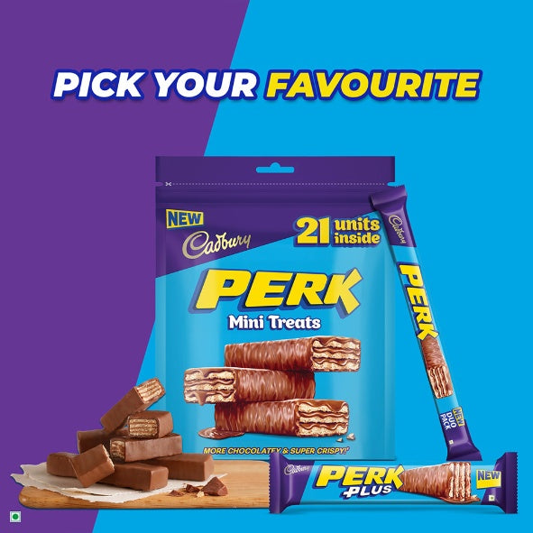 Cadbury Perk Chocolate Home Treats Standy Pouch 115 g