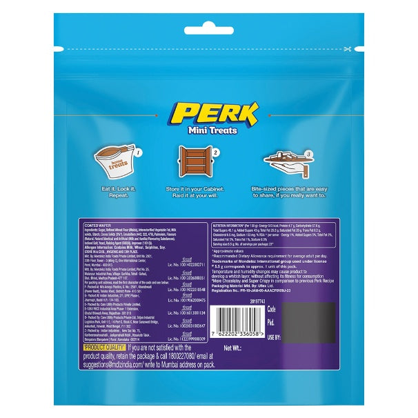Cadbury Perk Chocolate Home Treats Standy Pouch 115 g