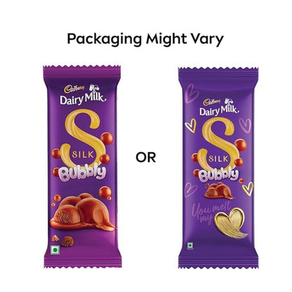 Cadbury Dairy Milk Silk Bubbly Chocolate Bar 50 g