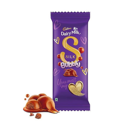 Cadbury Dairy Milk Silk Bubbly Chocolate Bar 50 g