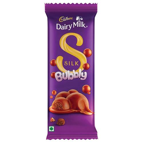 Cadbury Dairy Milk Silk Bubbly Chocolate Bar 50 gm