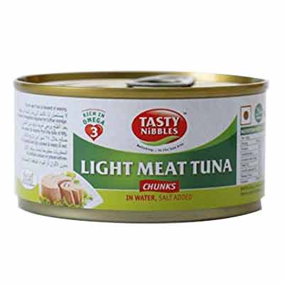 Tasty Nibbles Light Meat Tuna Chunks 185 Gm