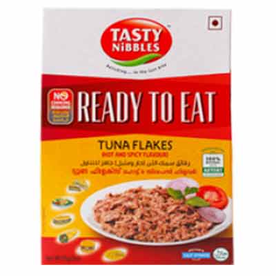 Tasty Nibbles Tuna Flakes Hotnspicy Flavor 85 g