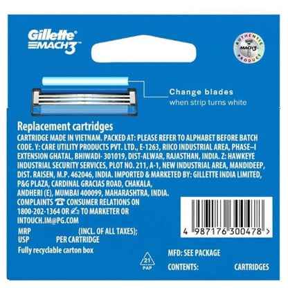 Gillette Mach3 Cartridge 2 pcs