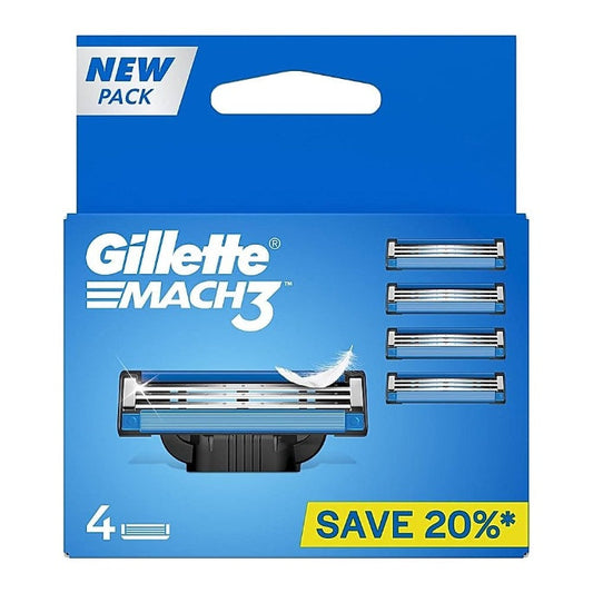 Gillette Mach3 Cartridge 4 pcs