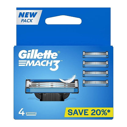 Gillette Mach3 Cartridge 4 pcs