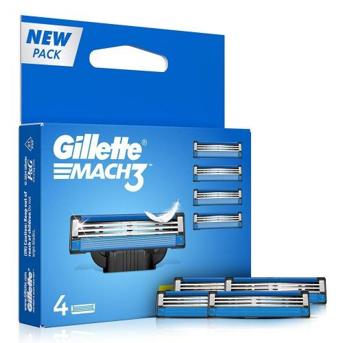 Gillette Mach3 Cartridge 4 Pcs