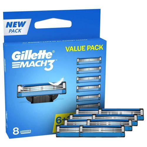 Gillette Mach3 Cartridge 8 pcs
