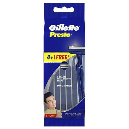 Gillette Presto Disposable Razor 5 pcs